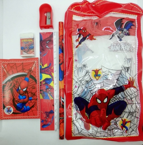 Astuccio da bambino per la scuola set cancelleria Spiderman idea regalo -  Happy to Buy